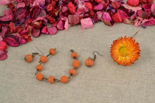 Polymer clay set Ochre - MADEheart.com