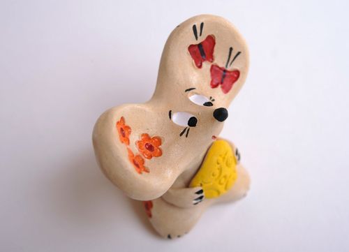 Assobio de cerâmica Ratinho - MADEheart.com