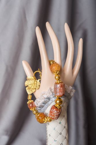 Achat Armband mit Messing Designer Schmuck für Frauen Geschenk schön handmade - MADEheart.com