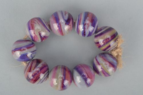 Fourniture verre chalumeau ensemble de perles fantaisie en verre - MADEheart.com