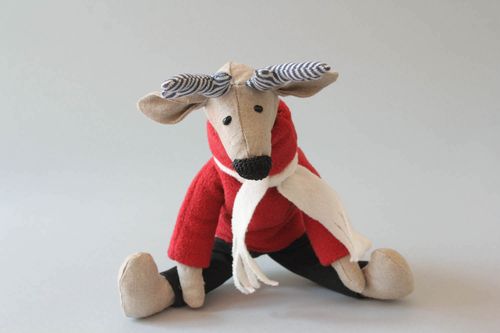 Alce carino fatto a mano pupazzo decorativo giocattolo simpatico da bambini - MADEheart.com