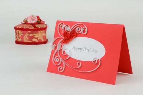 Homemade Happy Birthday post card - MADEheart.com