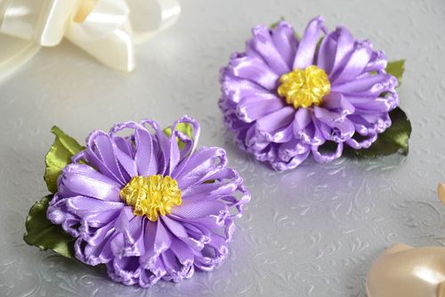 Haarspangen Set handmade Damen Modeschmuck Geschenk für Mädchen schön zart - MADEheart.com