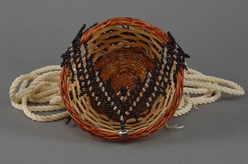 Collar de abalorios hecho a mano bisutería de moda accesorio para mujer - MADEheart.com