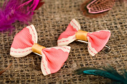 Barrettes cheveux 2 Accessoires coiffure fait main Cadeau pour fille design - MADEheart.com