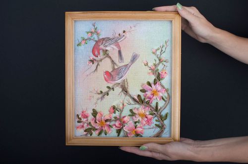Deko Bild handgemacht Gemälde modern Wand Deko originell Wohnzimmer Ideen schön  - MADEheart.com
