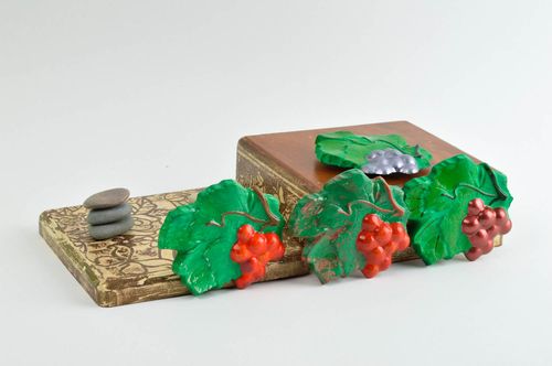 Aimants frigo fait main Magnets déco frigo design raisin Décoration de maison - MADEheart.com