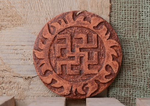 Decorative wall pendant plate Magic Grass - MADEheart.com