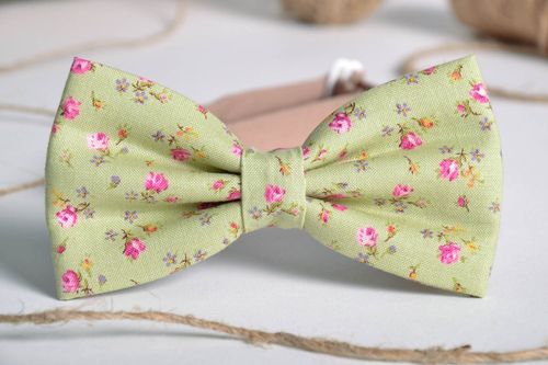 Spring bow tie - MADEheart.com