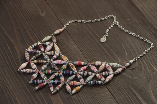 Handmade necklace designer unusual necklace fashion bijouterie bright necklace - MADEheart.com