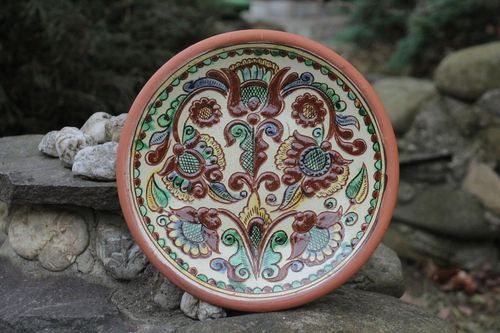 Plato de arcilla decorativo - MADEheart.com