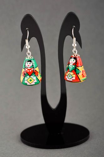Handmade lovely earrings stylish cute jewelry unusual designer accessories - MADEheart.com