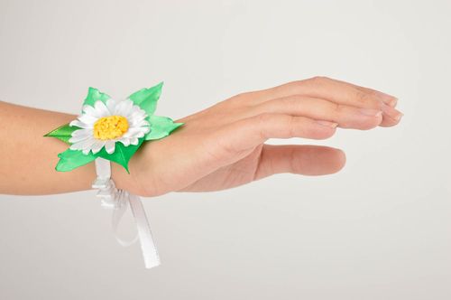Armband Kinder handgeschaffen Schmuck Accessoire tolles Armband aus Stoff - MADEheart.com