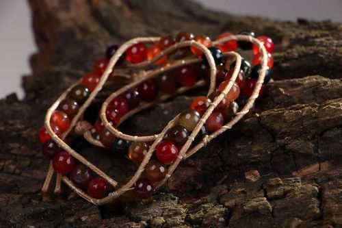 Armband mit facettiertem Agat - MADEheart.com