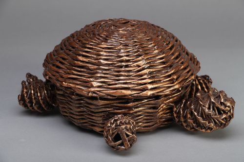 Geflochtene Schatulle Schildkröte - MADEheart.com