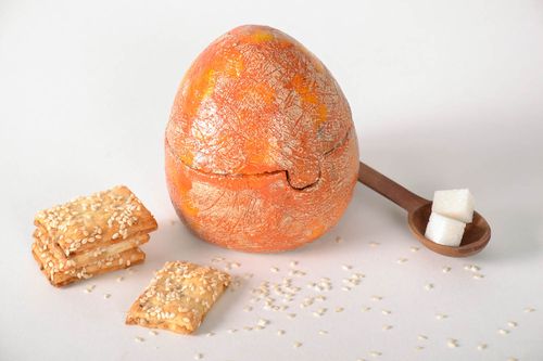 Ceramic sugar bowl - MADEheart.com