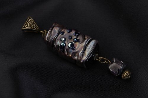 Handmade glass pendant Magic Stone - MADEheart.com