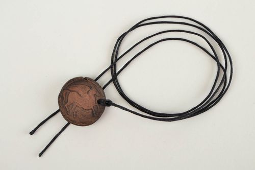 Colgante original hecho a mano bisutería de moda adorno para el cuello - MADEheart.com