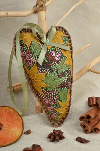 Coeur doux fait main Suspension décorative en tissu design original Déco chambre - MADEheart.com