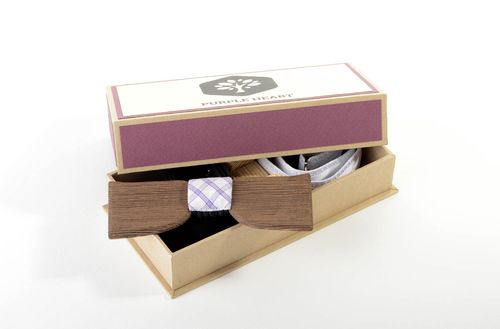 Bow tie for men hand made wooden bow tie wenge bow tie accessories for men  - MADEheart.com