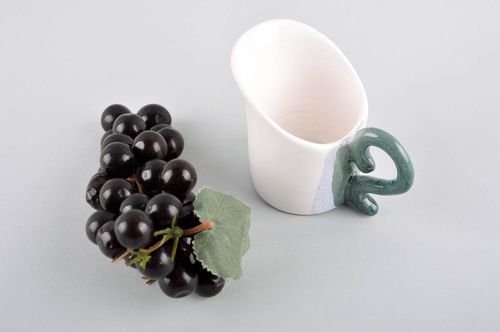 Ceramic kitchenware unusual handmade sauce boat beautiful designer present - MADEheart.com