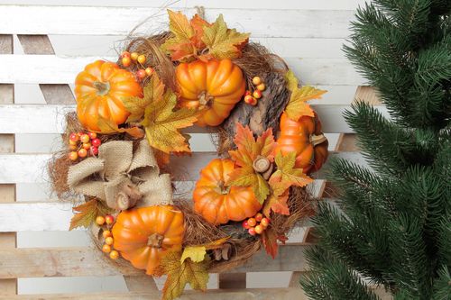 Unusual handmade door wreath home design cool rooms decorative use only - MADEheart.com