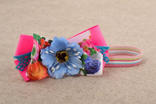 Colorful handmade flower headband hair ornaments accessories for girls - MADEheart.com