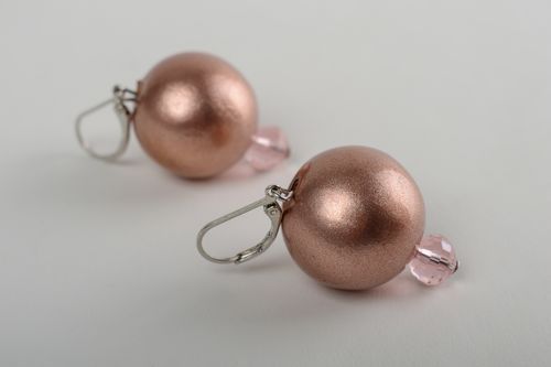 Ohrringe Frauen handgefertigt Schmuck Ohrhänger Frauen Geschenk schön lang - MADEheart.com