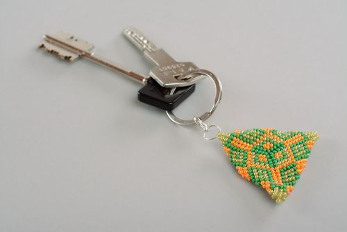 Glasperlen Schlüsselanhänger - MADEheart.com