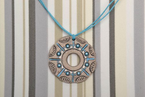 Colgante de cerámica de estilo étnico - MADEheart.com