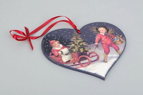 Colgante de Navidad Corazón - MADEheart.com