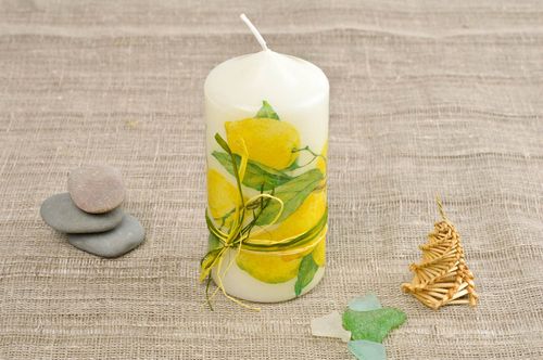 Handmade aroma candle stylish paraffin candle beautiful candle for interior - MADEheart.com
