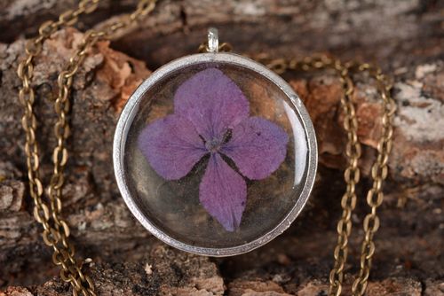 Handmade necklace flower jewelry long necklaces fashion accessories gift ideas - MADEheart.com