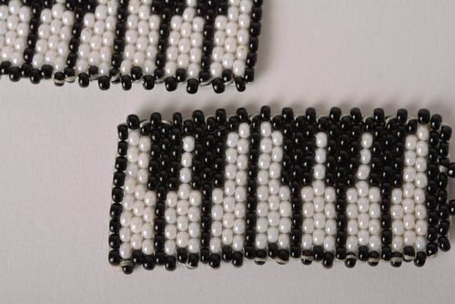 Pendientes hechos a mano de abalorios elegantes bisutería fina regalo original  - MADEheart.com