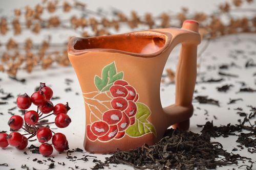 Tasse céramique peinte faite main - MADEheart.com