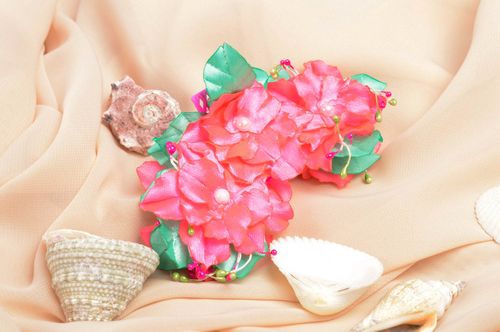 Handmade hair clip unusual hair accessory designer hair clip for girls - MADEheart.com