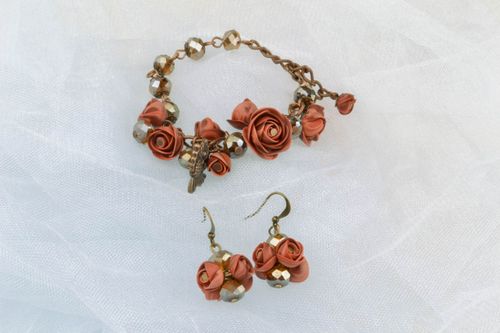 Conjunto de jóias artesanal - MADEheart.com