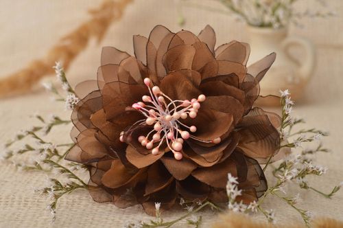 Handmade jewelry flower hair accessories flower brooch flower hair clip  - MADEheart.com