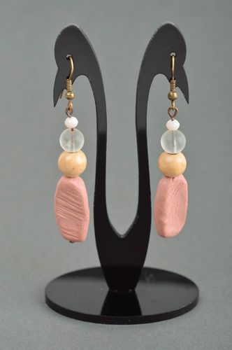 Unusual handmade plastic earrings fashion accessories cool jewelry designs - MADEheart.com