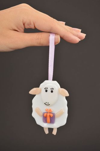 Adorno para casa hecho a mano objeto de decoración regalo de Navidad Ovejita - MADEheart.com
