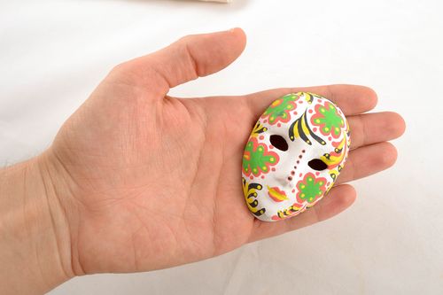 Clay souvenir mask for home decor  - MADEheart.com