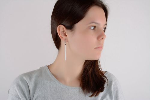 Ohrringe aus Horn Pfeiler - MADEheart.com