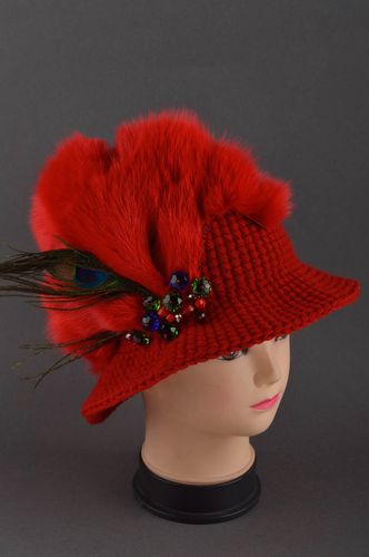 Handmade hat designer hat for girls gift ideas woolen hat for children - MADEheart.com