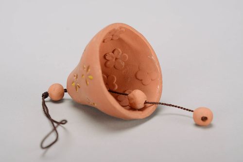 Bell made of red clay - MADEheart.com