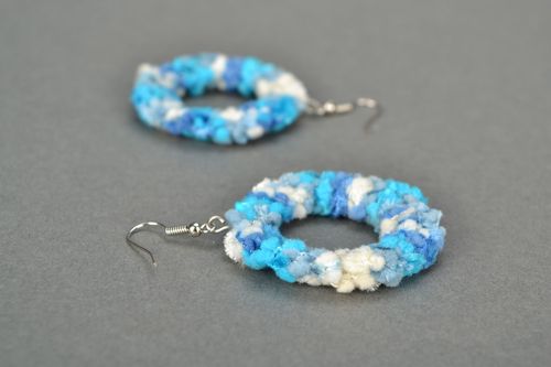 Homemade crochet earrings Doughnuts - MADEheart.com
