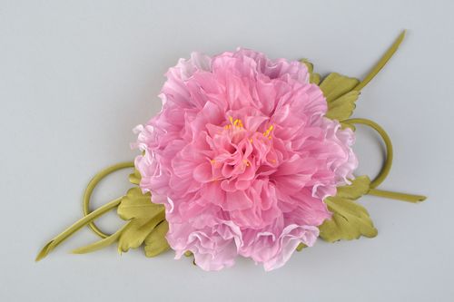 Spilla a forma di fiore bello fatta a mano accessori originali dautore - MADEheart.com