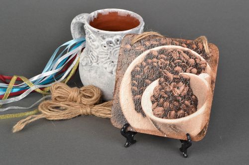 Pannello decorativo fatto a mano decorazione murale realizzato con decoupage - MADEheart.com