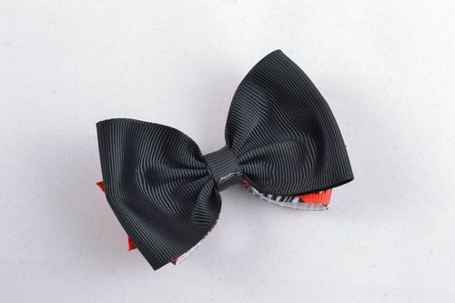 Ribbon bow hair clip - MADEheart.com