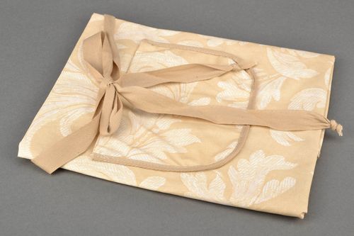 Beige Küchenschürze aus Stoff - MADEheart.com