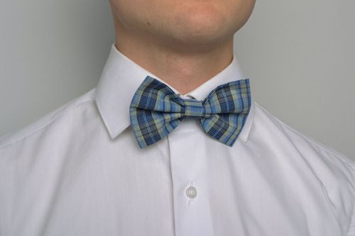 Checkered bow tie  - MADEheart.com